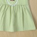 【6M-3Y】Baby Girl Cute Letter Embroidered Fake Two Piece Dress