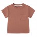 【3M-3Y】Unisex Baby Comfortable Solid Color Short Sleeve T-shirt