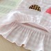 【6M-3Y】Baby Girl Cute Cartoon Print Pink Striped Camisole Tank Top