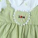 【6M-3Y】Baby Girl Cute Letter Embroidered Fake Two Piece Dress