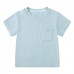 【3M-3Y】Unisex Baby Comfortable Solid Color Short Sleeve T-shirt