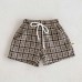 【3M-3Y】Unisex Baby Casual Plaid Breathable Shorts