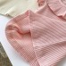【3M-3Y】Baby Girl Cute Cotton Solid Color Ruffle Doll Collar Tank Top