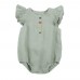 【3M-24M】Baby Girl Casual Cotton And Linen Breathable Ruffles Romper