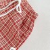 【3M-3Y】Unisex Baby Casual Plaid Breathable Shorts