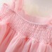 【9M-3Y】Baby Girl Sweet Ruffled Mesh Suspender Princess Dress