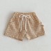 【3M-3Y】Unisex Baby Casual Plaid Breathable Shorts