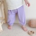 【3M-3Y】Unisex Baby Cotton Solid Color Thin Breathable Pants