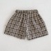 【3M-3Y】Unisex Baby Casual Plaid Breathable Shorts