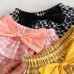 【3M-3Y】Baby Girl Cute Plaid Ruffle Cake Bowknot Shorts