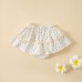【3M-3Y】Baby Girl Cotton Floral Ruffle Shorts