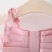 【9M-3Y】Baby Girl Pink Bow Mesh Embroidered Sling Dress