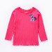 【6M-3Y】Baby Girl Cotton Multicolor Unicorn Embroidered Round Neck Long Sleeve T-shirt