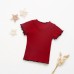 【6M-3Y】Baby Girl Cotton Multicolor Cartoon Embroidery Round Neck Short Sleeve T-shirt