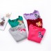 【6M-3Y】Baby Girl Cotton Multicolor Unicorn Embroidered Round Neck Long Sleeve T-shirt